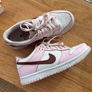 Nike Dunk Low Pink Foam Red White 4.5y